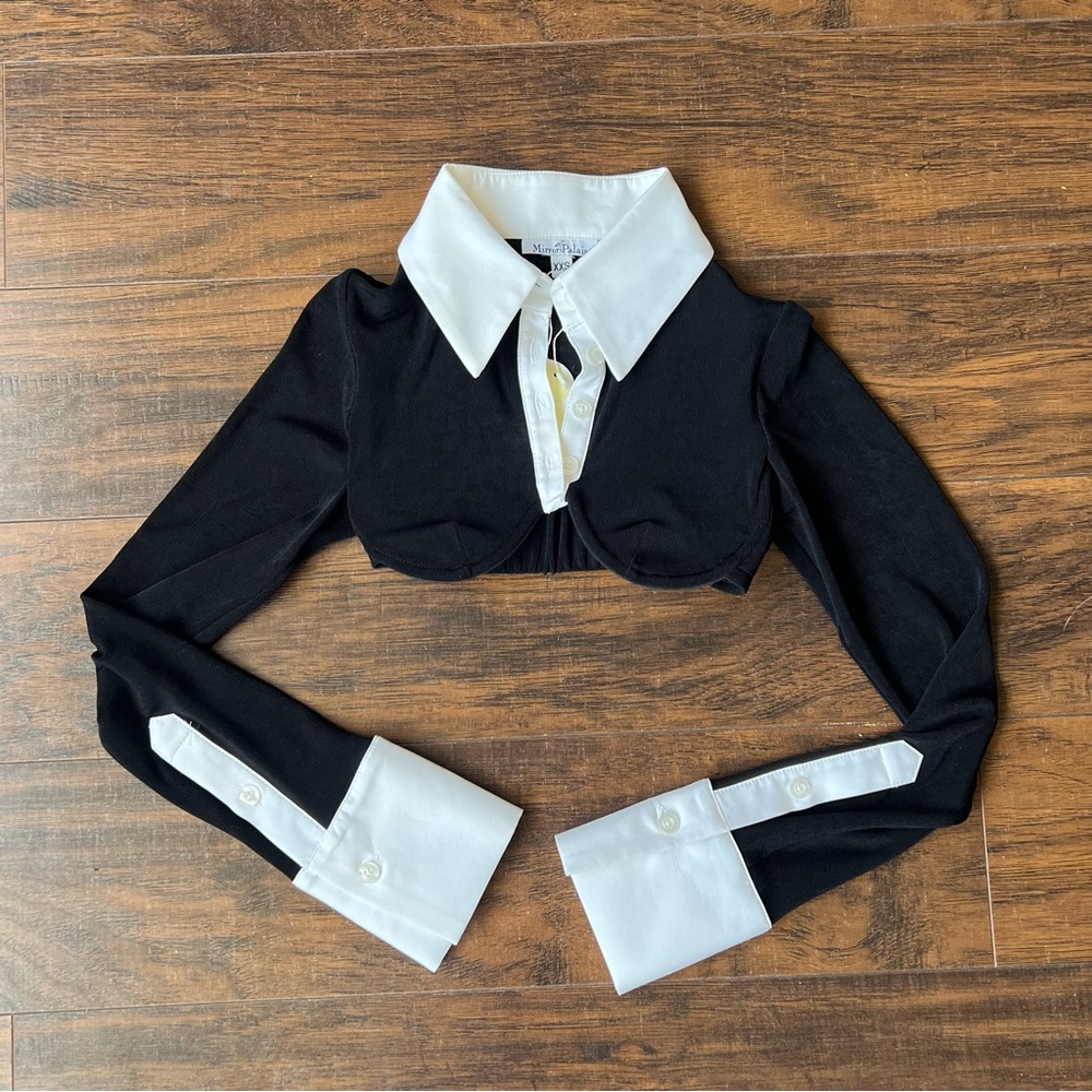 Mirror Palais Underwire Polo Crop Top 2.0